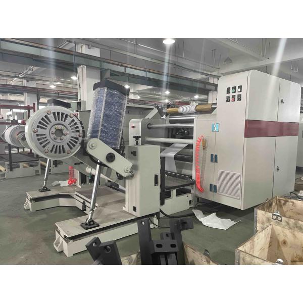Dia 1400mm Thermal Paper Slitting Rewinding Machine 3200KG