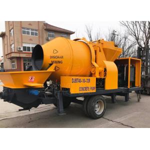 Light Weight Mobile Foam Pump , Self Loading Concrete Mixer With Pump
