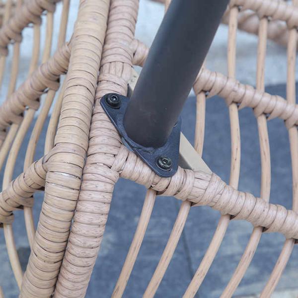 Waterproof Rattan Coffee Table Chair Sets For Garden And Patio Rattan Woven Wicker Outdoor Furniture Set