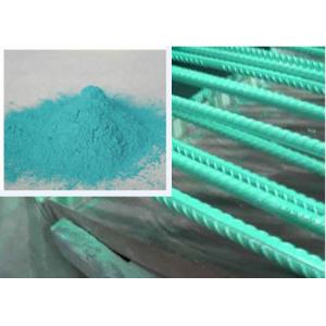 Metallic Green Rebar Epoxy Coating Penetration Resistance Less Funnelled