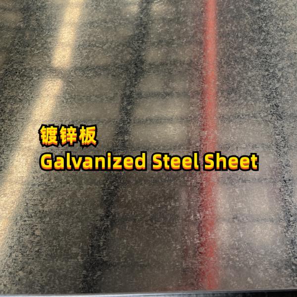 Buy DX51D Galvanized Coated Steel Sheet Coils Z275 2500/3000x1250x1.0 Reuglar Spangle at wholesale prices