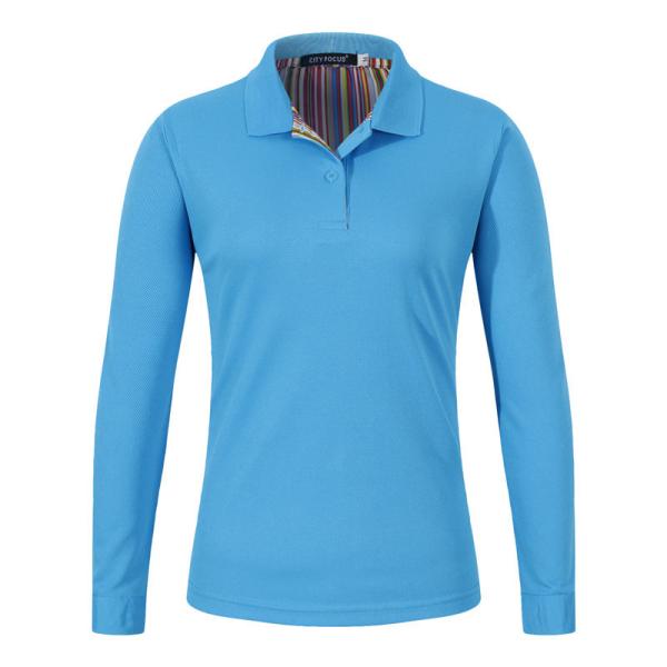 Buy Classic Rainbow Long Sleeve Polo Shirt Custom at wholesale prices