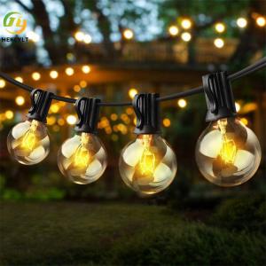 Quality Outdoor Waterproof LED Commercial Light Solar Powered Globe String Light for sale