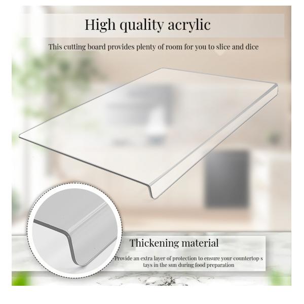 Durable Rectangle Customizable BAMBOO Cutting Board with Lip Dishwasher Safe Box Packing