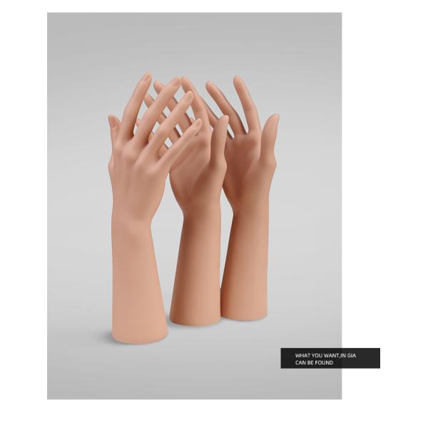 Cheap Female Black Plastic Mannequin Hand Holder Glove Ring Bracelet Jewelry Display Hands