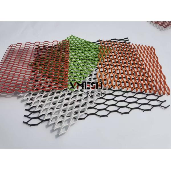 0.5mm Thickness Aluminum Expanded Metal Wire Mesh For Wall Panel