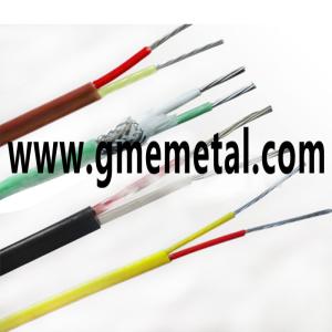 Fiberglass Braided Heat Resistant Electrical Wire , Silicone Rubber Insulated