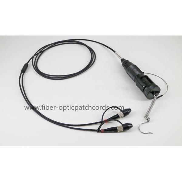 2 Cores Tactical Connector Outdoor Warterproof Military Fiber Optic Cable Assembly