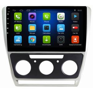 Ouchuangbo car radio dual zone android 8.1 for Skoda Octavia 2010-2013 manual