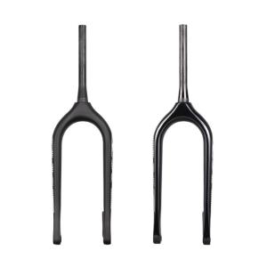 China 26 Thru Axle Carbon Mountain Bike Fork T800 Mountain Bicycle Snow Fat Bike Forks on sale