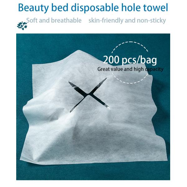 Massage Non-Woven Disposable Towel With Headrest Disposable Beauty Salon Cave