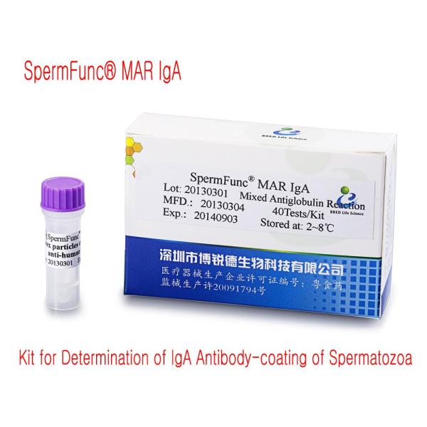 40T/Kit Male Diagnostic Kit For Determination Of IgA Antibody Coating Of Spermatozoa