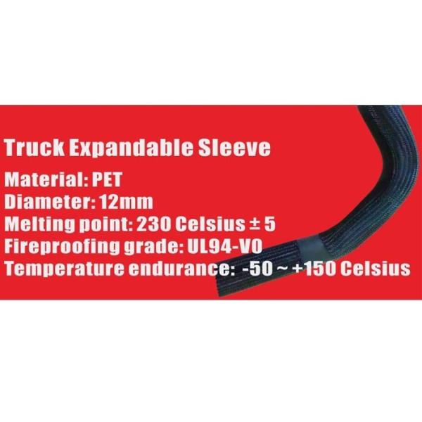 Buy UV Resistance Electrical Braided Sleeving Thermal Insulation With Polyester Material at wholesale prices