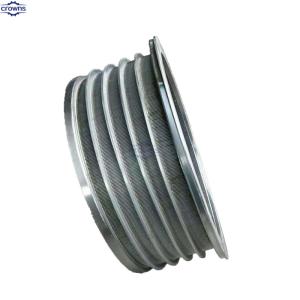 China supplier good quality spare parts screen basket and screen plate for paper