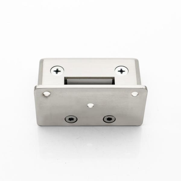 Bathroom Stainless Steel Glass Door Clip Hinge for 5-8mm Fixed Glass in Shower Room