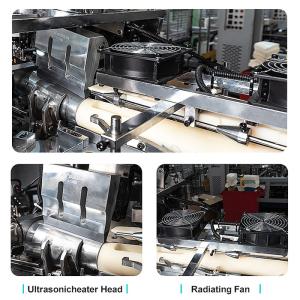 Double Wall Paper Cup Sleeve Machine Ultrasonic Heater Side Welding