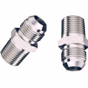 Hexagonal Carbon Steel Straight External Thread Jic37 Degrees Thread Hydraulic