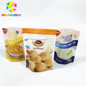 Customized Plastic Stand Up Pouch , Aluminium Foil Pouch Logo Heat Resistant