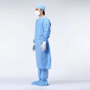 Level 2 Cpe Hospital Ppe Disposable Surgical Gown ISO 13485