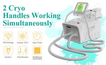 Buy 2019 Double cryoliplysis fat freezing / cryolipolysis slimming machine / criolipolisis for fat reduction at wholesale prices