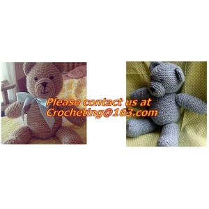 Mannual Knitted Doll standing flower stuffed toysCrocheted Craft Crochet Animal