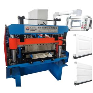 Quality 18&quot; 21&quot; 24&quot; Width Adjustable Overhead Sectional Garage Door Panel Roll Forming Machine for sale