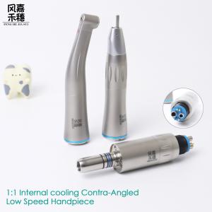 China Dental Low Speed Handpiece 1/1 Internal Water Contra & Straight Set on sale