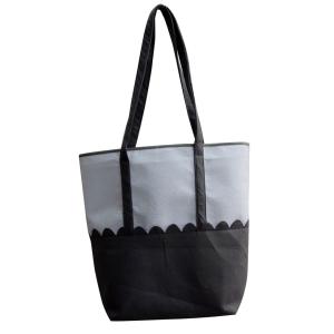 Personalized Pink / Grey RPET Green composable Fabric Shopping Reusable Carrier