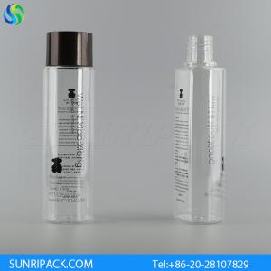 China 150ml clear cylinder round plastic bottle, 5oz PET shampoo bottle on sale