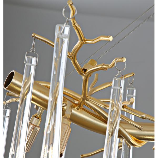 110 - 240V G9 High End Pendant Lights Artificially Blown Bubble Glass