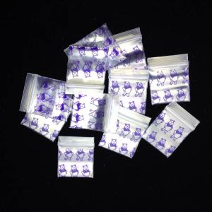 Resealable Seal Magic Mini Plastic Zipper Bags Customized Design