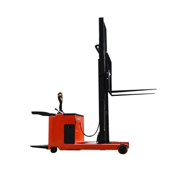 China Full Automatic Counter Balanced Electric Stacker 1500kgs with Padel on sale China Full Automatic Counter Balanced Electric Stacker 1500kgs with Padel on sale