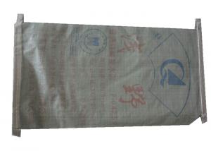 China White / Brown Cement PP Valve Bag , Kraft Paper PP Woven Gusseted Poly Bags on sale