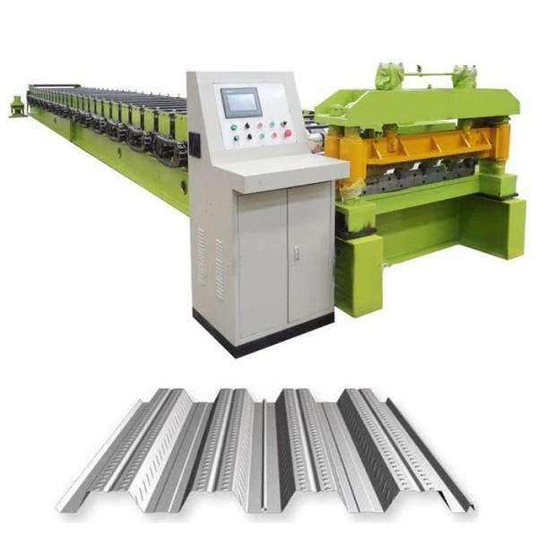 Buy Prepainted Galvanized Steel Floor Deck Roll Forming Machine at wholesale prices