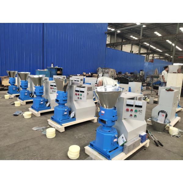 Animal Feed Biomass Pellet Machine 10 - 18% Moisture 300kg / H