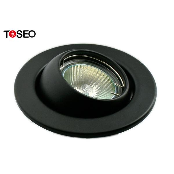 Buy Round Adjustable Recessed Downlights Fixture For Gu10 Light Bulb at wholesale prices