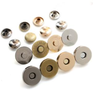 2020 metal double face rivet magnet button