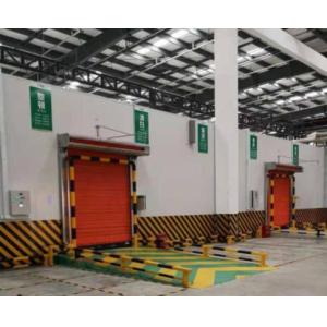 Automatic Galvanized Rapid Roller Doors Dust Barrier Self Repairing PVC Zipper