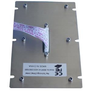 40 keys compact format dot matric flat keys metal keypad with rear panel