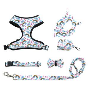 Personalized Custom Dog Cat Harness Sets Adjustable No Pull Luxury Designer