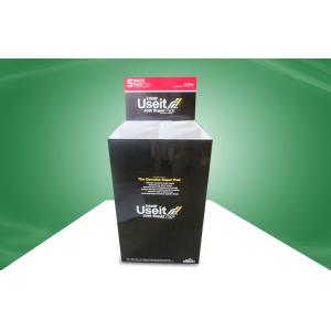 Black Recyclable Cardboard Dump Bins Glossy / Matt PP Lamination For Retail