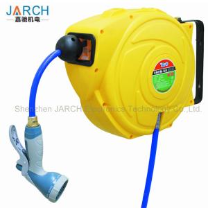 Electric Retractable Hose Reel Drums ABS Plastic PU Mesh Automatic Air Water