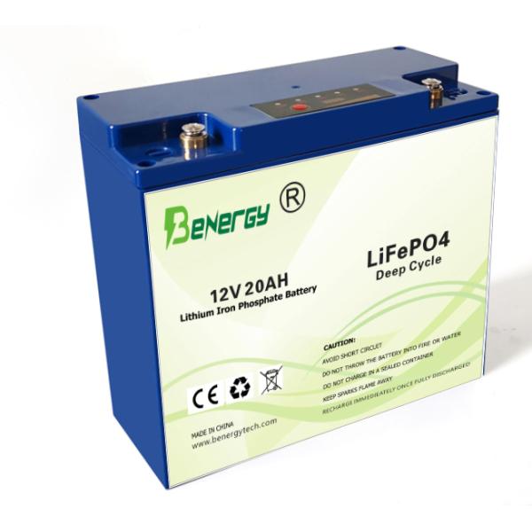Lifepo4 12V 20AH Battery Pack M5 Terminal Replace Lead Acid Battery