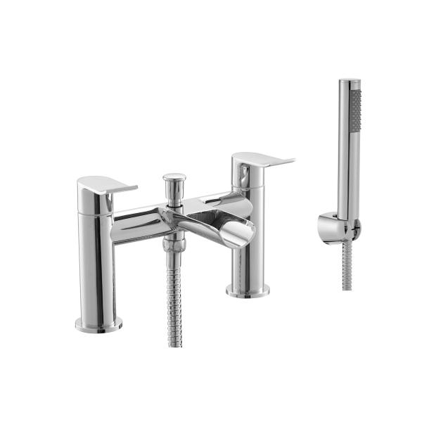 Buy Polished Bath Shower Mixer Taps / Modern Brass Shower Faucet at wholesale prices
