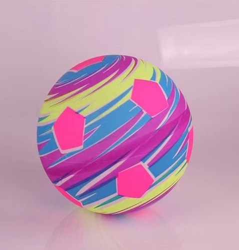 Customized Logo Bright Color Full Printing Vinyl Pvc Toy Ball for Outdoor and Indoor Fun