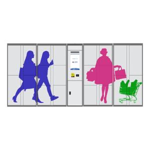 Wireless Monitoring Delivery Parcel Collection Lockers With Secured Electronic
