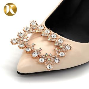 Charm Women'S Metal Shoe Buckle Accessory 70*45mm Size Vintage Style