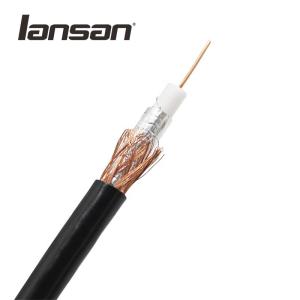 PVC Jacket AL Foil CCS PVC Coaxial TV Aerial Cable