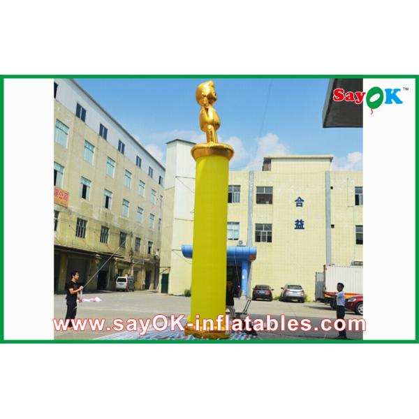Inflatable Tall Man Durable Inflatable Sky Dancer Blower For Advertising , CE Certificated