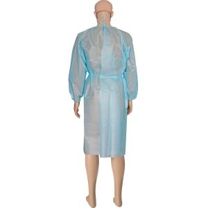 Pe Coated PP Hygiene S Non Woven Isolation Gown